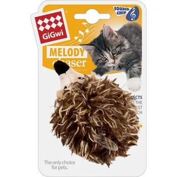 Hračka pro psa GiGwi Melody chaser ježek se zvukem