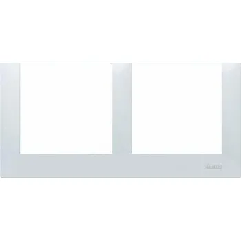 vypínač Dvojitý rám Kontakt-Simon S54 bílý