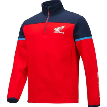 Pánská mikina HONDA mikina RACING Half Zip 22 red/blue - 3XL