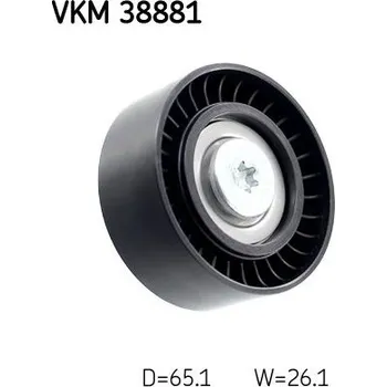 Vratná/vodicí kladka, klínový žebrový řemen SKF VKM 38881