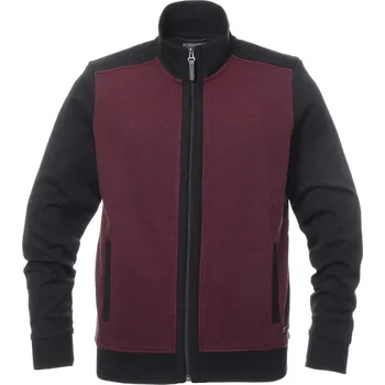 Pánská mikina Pierre Cardin Mikina bez Kapuce Tmavě červená XXL