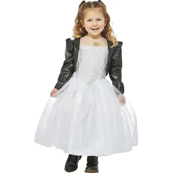 Karnevalový kostým Smiffys - Kostým Chuckyho nevěsta pro dívky - 3-4 years