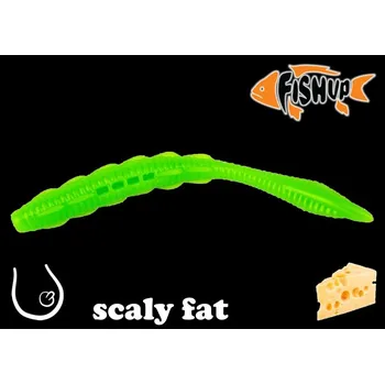 Umělá nástraha FishUp SCALY FAT 3.2" #105 apple green
