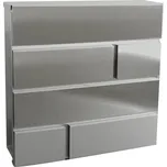 M.A.T. GROUP schránka poštovní BRICKS 370x370x105mm nerez