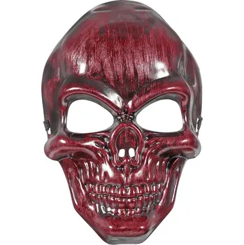 Karnevalová maska Maska - Červená lebka