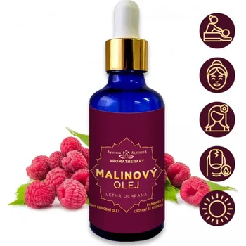 Tělový olej Altevita Malinový olej - Letní ochrana 100% přírodní olej lisovaný za studena - panenský 50 ml