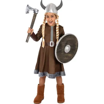 Funiglobal - Kostým Viking pro dívky - 5-6 years