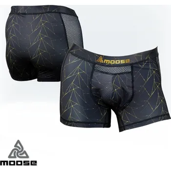 Boxerky MIMOSA BOXER pánské funkční boxerky Moose šedá L