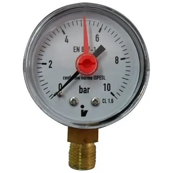 Motobaterie SIGMA PUMPY Manometr D50 0-10 bar G1/4" spodní vývod