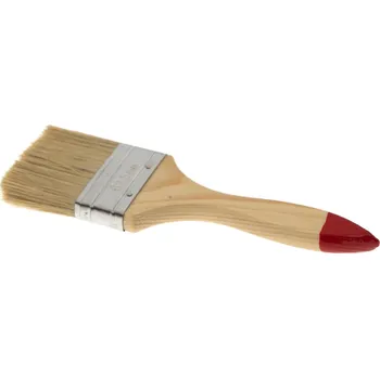 Malířský štětec Štětec plochý s dřevěnou rukojetí 60 mm