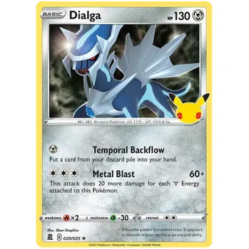 Sběratelská karetní hra Pokémon TCG Dialga 020/025 - Holo