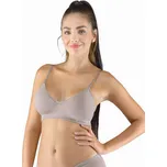 Gina Výhodné balení 5 kusů - Podprsenka sportovní s vycpávkami 07021P Barva/Velikost: šedohnědá / XL/XXL