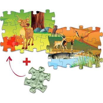 puzzle pro nejmenší MUFFIK Everlasting Puzzle - Les/Safari Srnka/Gazela MFP-01-4