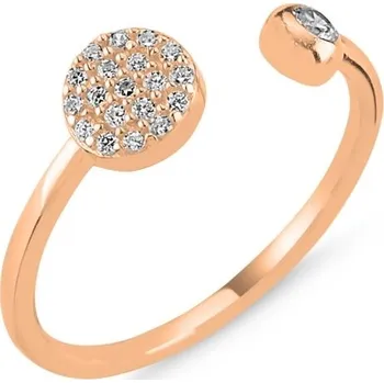 Prsten Olivie Stříbrný prsten ROSE - nastavitelná velikost 7675 Ag 925; ≤1,5 g.