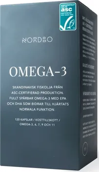 Přírodní produkt Nordbo Scandinavian Omega-3 Trout Oil 120 cps.