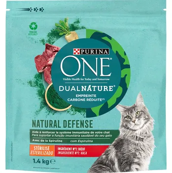 1,4kg PURINA ONE Dual Nature Sterilized hovězí se spirulinou