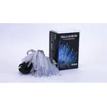 TESLA lighting Tesla - vánoční řetěz Rampouch 7cm, 50LED, 6500K, 5m + 3m kabel, 230V, časovač, IP44