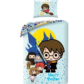 Povlečení Halantex Povlečení do postýlky Harry Potter HA-202803 100 x 135, 40 x 60 cm zipový uzávěr