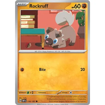 Sběratelská karetní hra Pokémon TCG Rockruff 116/197