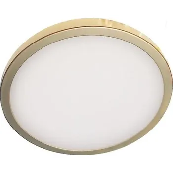 Lampička Forever Light LED stropní svítidlo UFO II 18W 230V IP44 4500K zlatá barva rámečku, 63mm x 280mm
