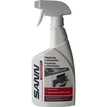 Odstraňovač skvrn čistič SANN PROFI Připáleniny a zakouřené sklo 500ml