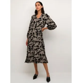 Dámské šaty Karen by Simonsen Každodenní šaty Kalinkakb 10104572 Hnědá A-Line Fit 38