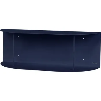 police noo.ma Modrá kovová nástěnná police Lina 60 x 20 cm