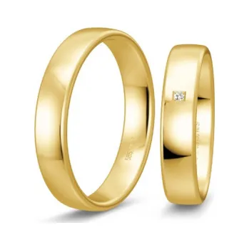 Prsten BREUNING zlaté snubní prsteny BR48/04414YG