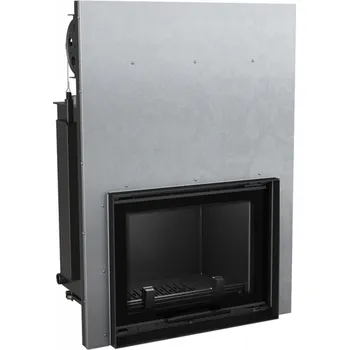 Krbová vložka Teplovodní krbová vložka ZUZIA 15 s výsuvným otevíráním dvířek a dochlazovací spirálou