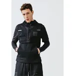 KALENJI Pánská běžecká prodyšná mikina Utility černá L ČERNÁ