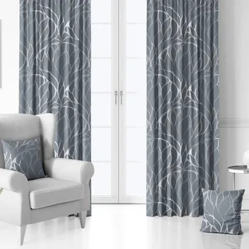 Závěs Šedé závěsy Ušité s řasící páskou Willow (SSIC)