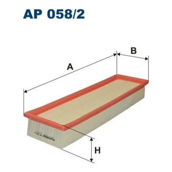 Filtr do auta Vzduchový filtr FILTRON (AP058/2)
