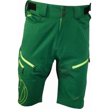 Cyklistické oblečení Pánské cyklokraťasy HAVEN NAVAHO SLIMFIT dark green/yellow