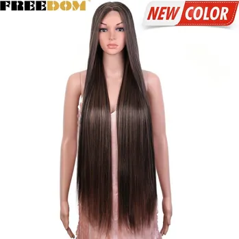 Krásná paruka z dlouhých rovných vlasů Druh: hnědá s melíry (P4-27)