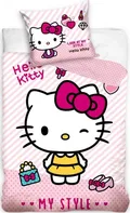 Carbotex Hello Kitty My Style 140 x 200, 70 x 90 cm zipový uzávěr