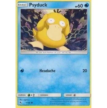 Volný čas Pokémon HIF 011/068 Psyduck - Hidden Fates Stav: Excellent, Verze: NORMAL