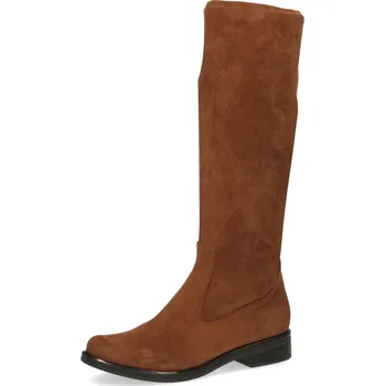 Dámské kozačky Dámské kozačky 9-25512-41-364 Caprice hnědé Barva: brandy stretch, Velikost: 37,5