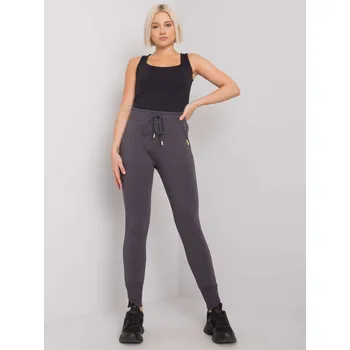 Rue Paris Dámské tepláky Sabon tmavě šedá S