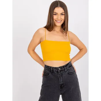 Oblečení a móda Rue Paris Dámský top Permar světle oranžová S