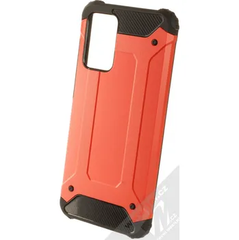 Pouzdro na mobilní telefon 1Mcz Armor odolný ochranný kryt pro Samsung Galaxy A72, Galaxy A72 5G šípkově červená černá (rosehip red black)