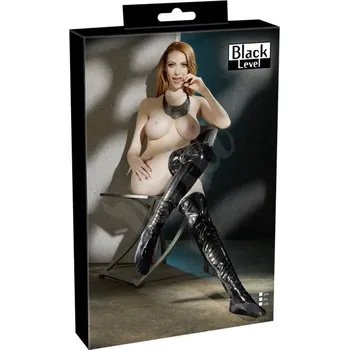 Korzet Willi Punčochy lakované černé Velikost: S/M