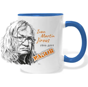 Hrnek - Ivan Martin Jirous - Magor Barva: Modrá