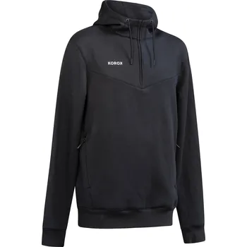 Dámská mikina KOROK Pánská mikina na pozemní hokej FH500 černá XL ČERNÁ