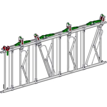 Žlabová zábrana pro telata Safety, 4místa / 2,12m