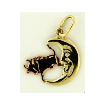 Přívěsek Přívěsek měsíční znamení ze žlutého zlata