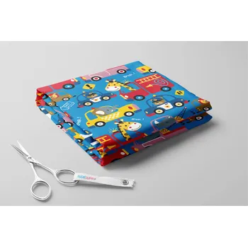 Softshell zimní, Zvířátka v autě Barva: Tyrkysová