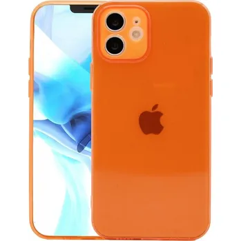 Pouzdro na mobilní telefon Neonový silikonový obal s ochranou fotoaparátu iPhone 11 Barva: Oranžová