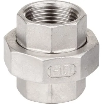 Instalatérský materiál Šroubení nerez přímé - vnitřní závity Průměr závitu: 2 1/2" (2,5")