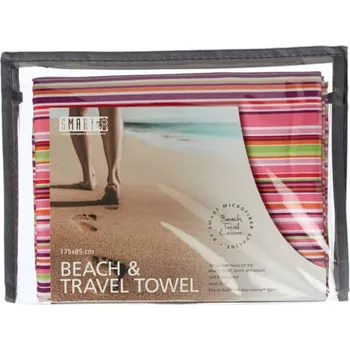Smart SPA Plážová Osuška Pásikavá Růžová