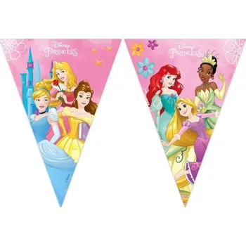 Party dekorace Procos Princess Disney - Girlanda vlaječková 2,3 m